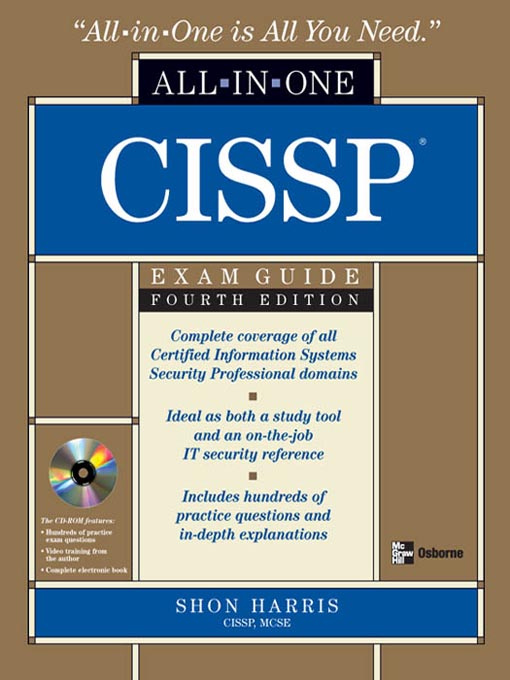 Title details for CISSP Certification All-in-One Exam Guide by Shon Harris - Available